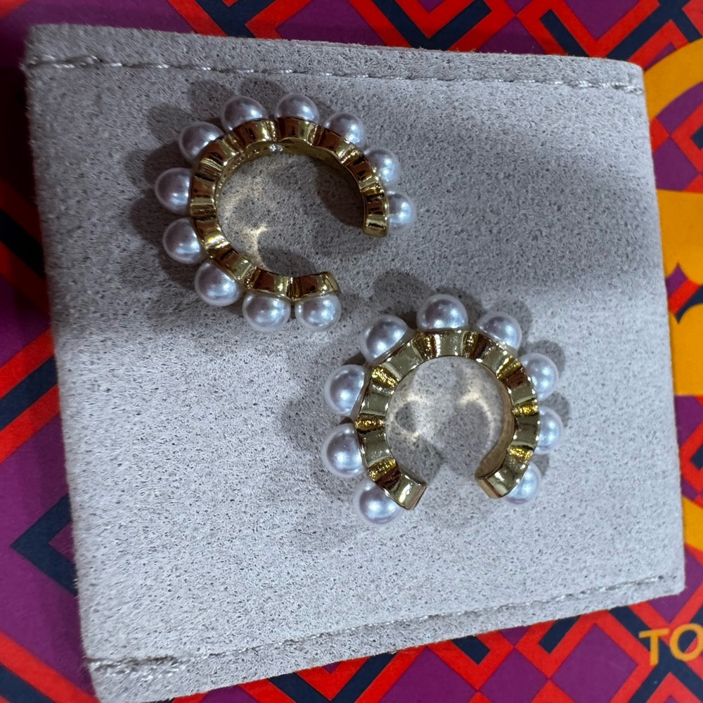 BaubleBar Pearl Ear Cuffs